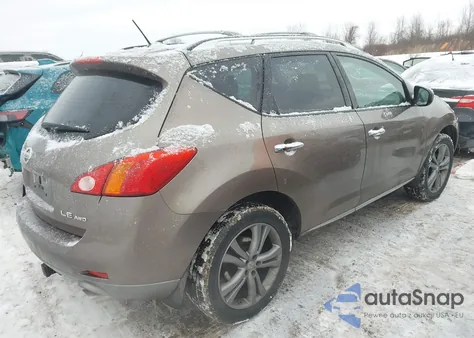 2009 Nissan Murano Le z USA, uszkodzony, nr VIN JN8AZ18W39W102108